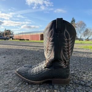 Cinch Black and Brown Western Boots